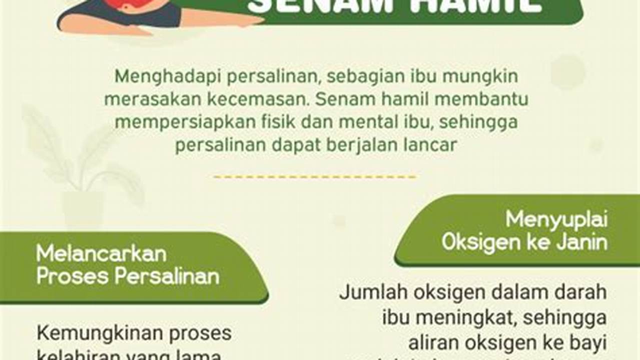 Ungkap Manfaat Senam Hamil yang Tak Terduga!