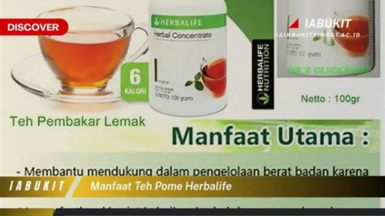 Temukan Manfaat Teh Pome Herbalife yang Jarang Diketahui