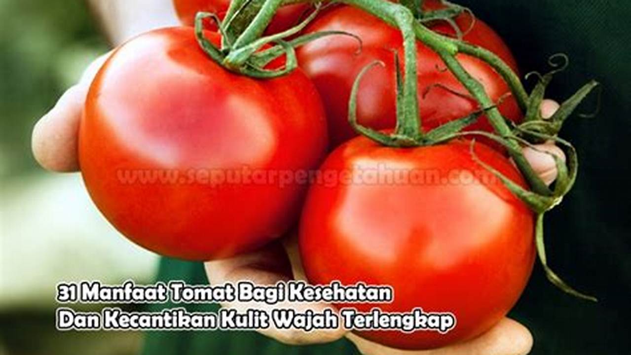 Temukan Manfaat Tomat untuk Wajah yang Jarang Diketahui