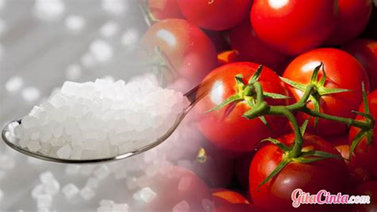 Temukan Manfaat Tomat dan Gula untuk Wajah yang Jarang Diketahui