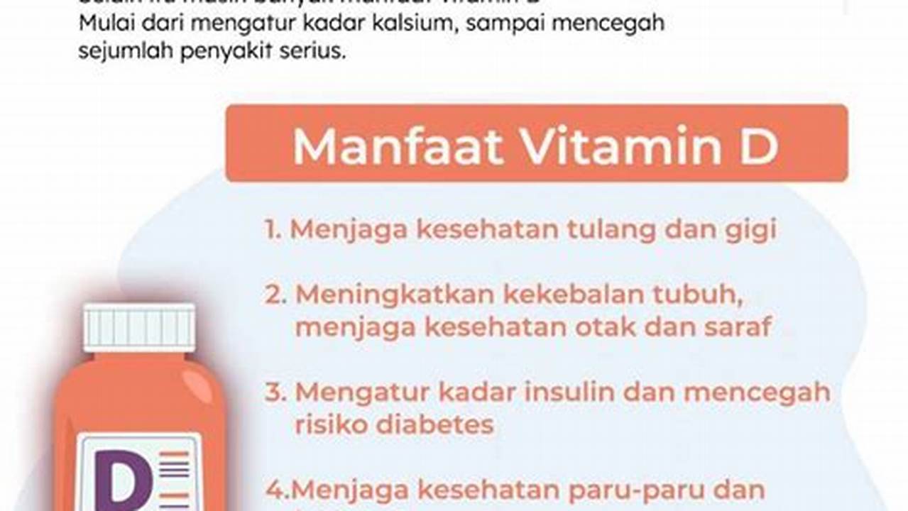Manfaat Vitamin D3 yang Jarang Diketahui dan Perlu Anda Ketahui