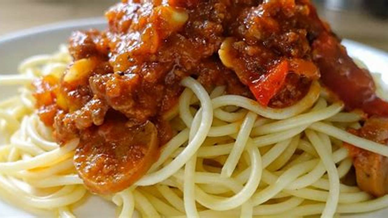 Resep Rahasia Masak Spaghetti Bolognese yang Menggugah Selera