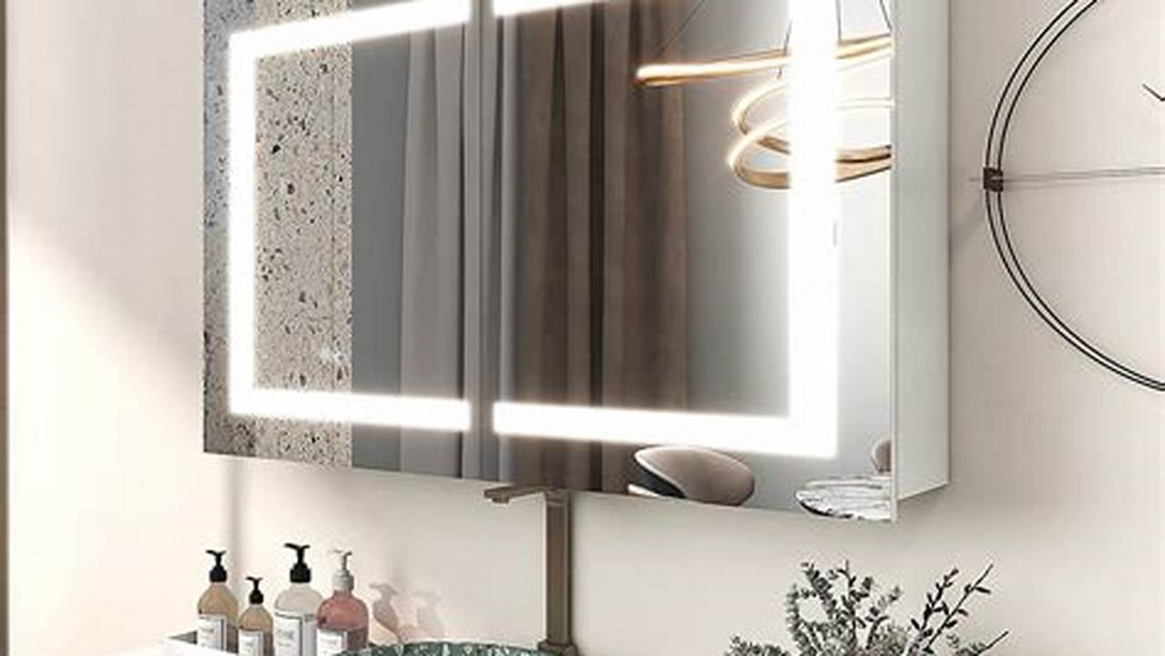 Discover the Ultimate Guide to Medicine Cabinet Mirrors with Lights