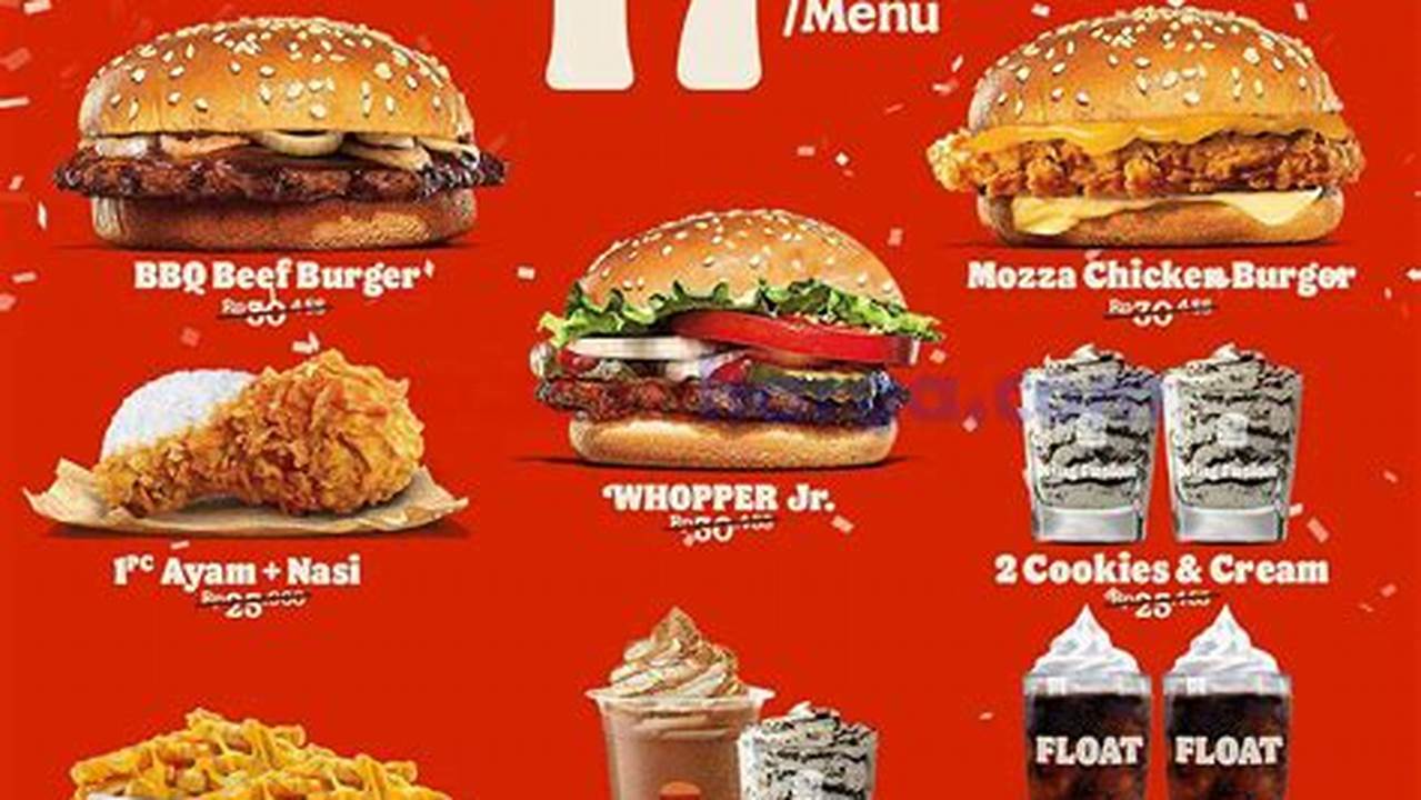 Temukan Menu dan Harga Burger King Surabaya yang Menggugah Selera