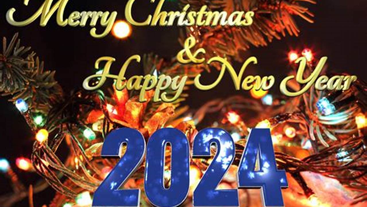 Unveiling the Magic of "Merry Xmas and Happy New Year 2024" for Free SVG Cut Files