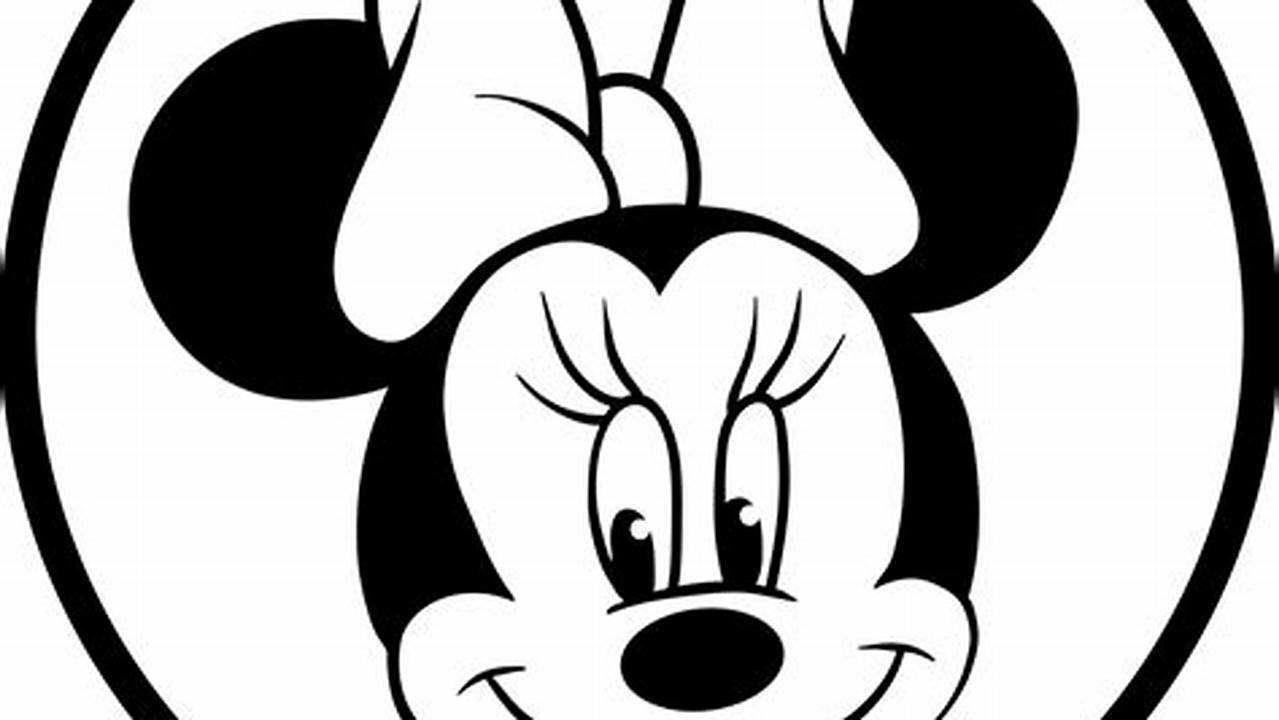 Unleash the Magic of Minnie Mouse: Discoveries in Black and White Clip Art