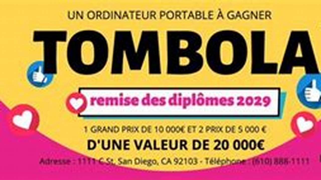 Modèle de tombola gratuit : Créez facilement votre propre tombola