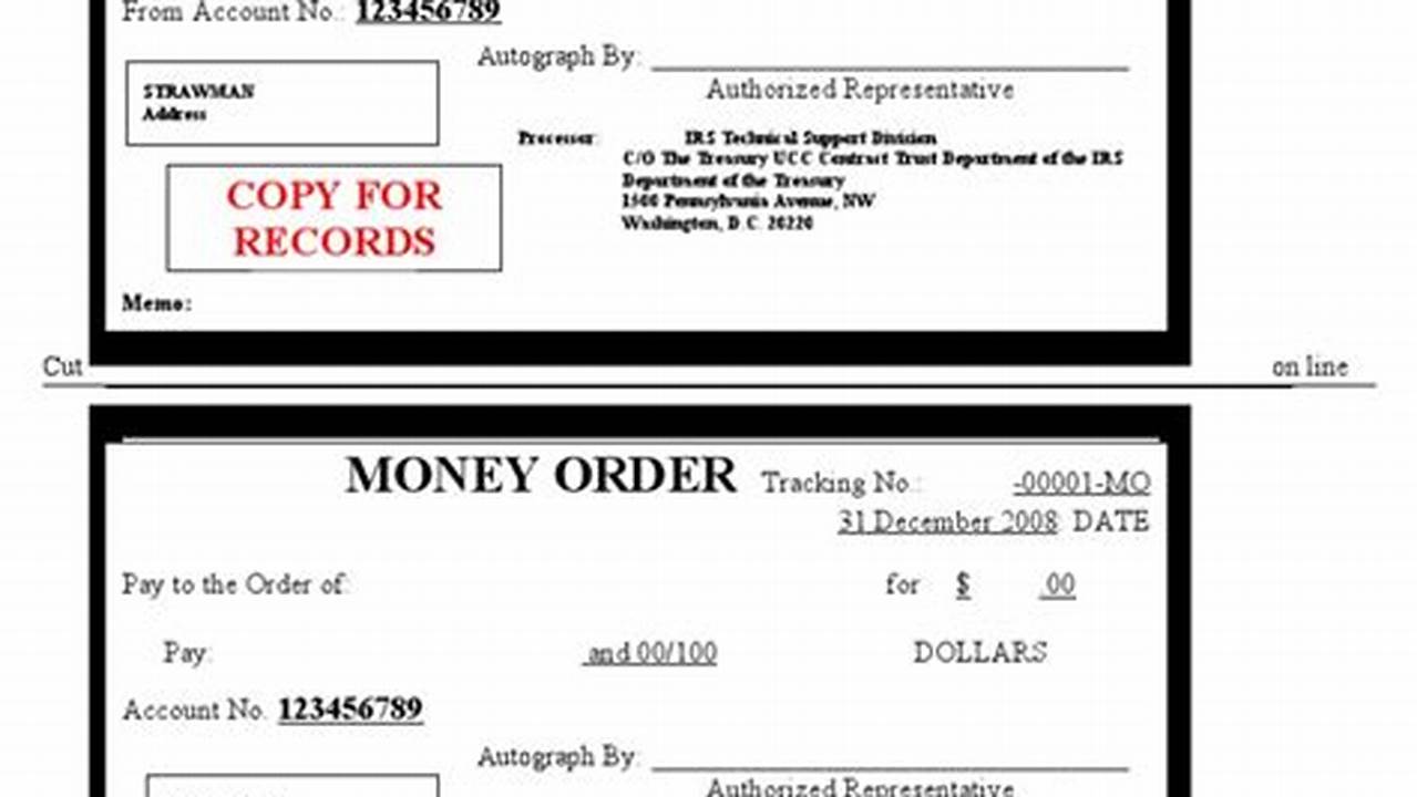 Money Order Template: A Comprehensive Guide for Creating and Understanding Money Orders