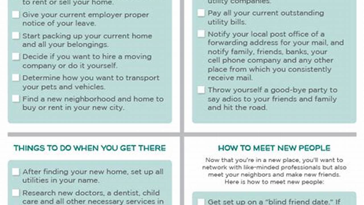 Moving Out of State Checklist: A Comprehensive Guide
