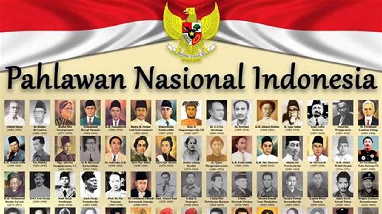 Daftar Nama Pahlawan dan Asal Daerahnya di Indonesia