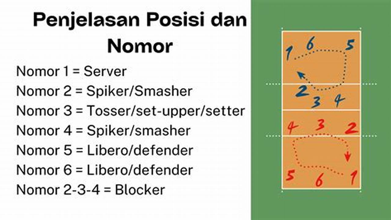 Mengenal Nama Posisi Pemain Bola Voli dan Perannya di Lapangan