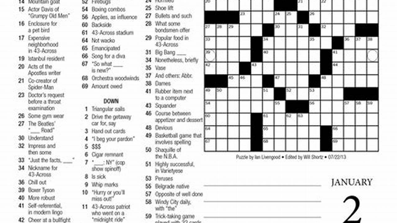 Unlock the Secrets of the New York Times Crossword Puzzle