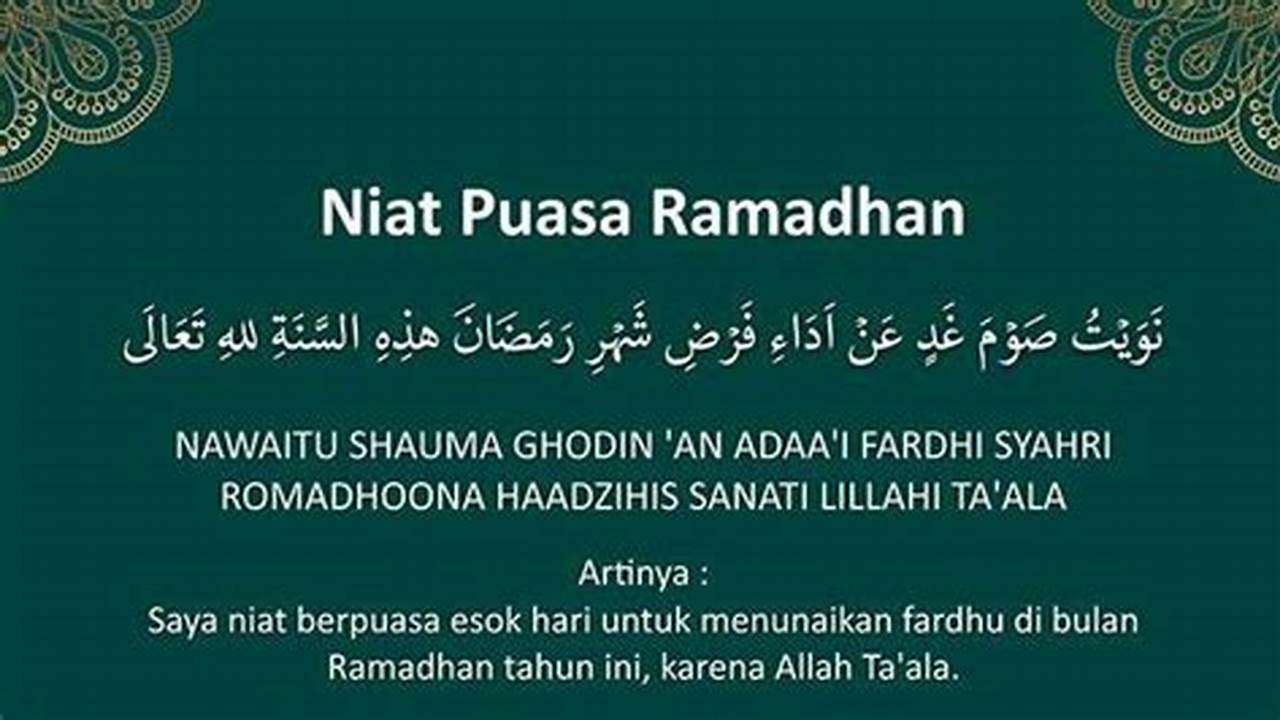 Rahasia Penting Niat Sahur yang Ungkap Makna Terdalam Ramadhan