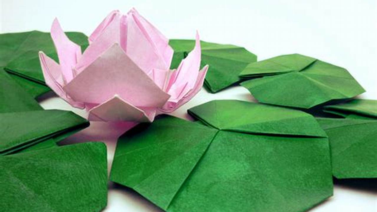 Ninfea origami facile: istruzioni passo passo per realizzare un bellissimo fiore di carta