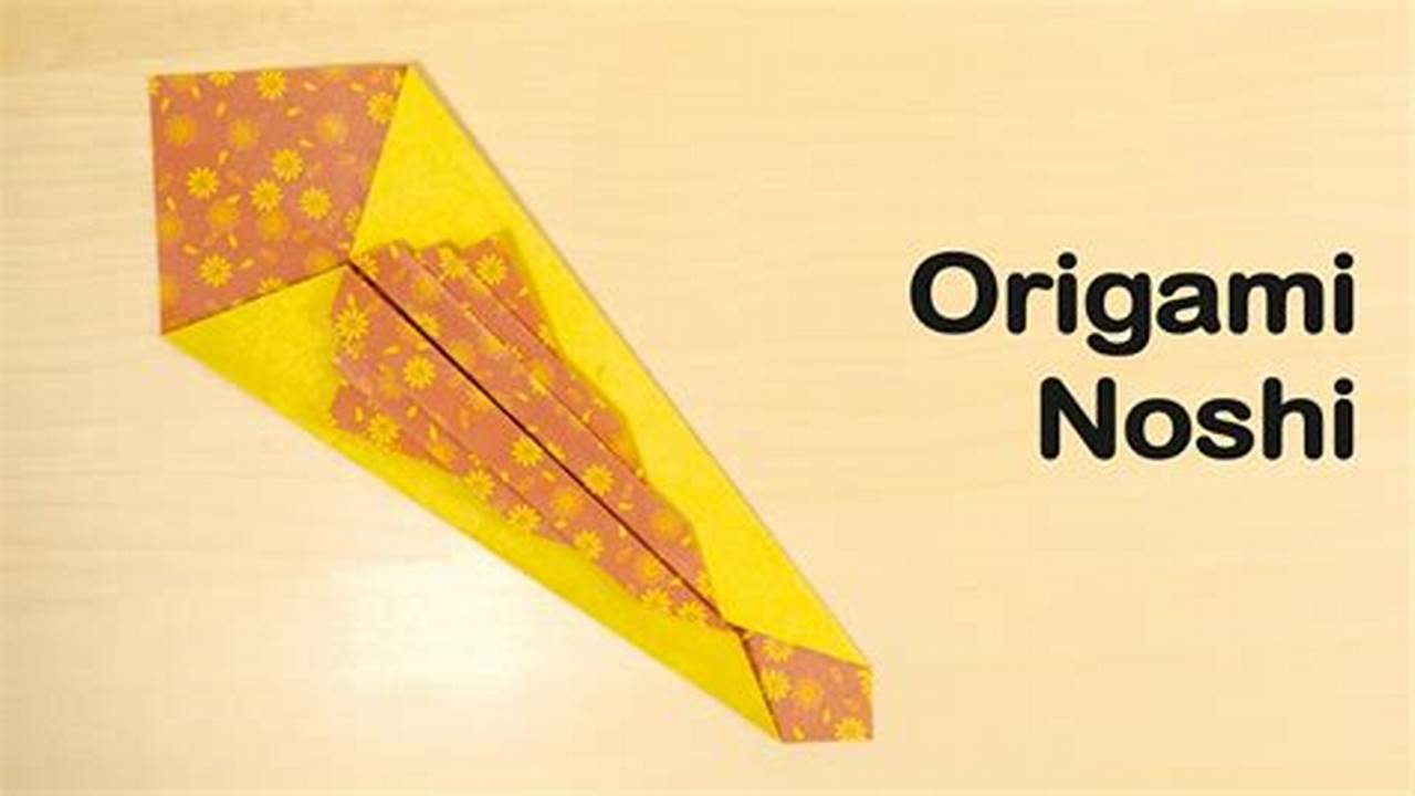 Noshi Origami: Significance, Craft, and Meaning in Japanese Culture