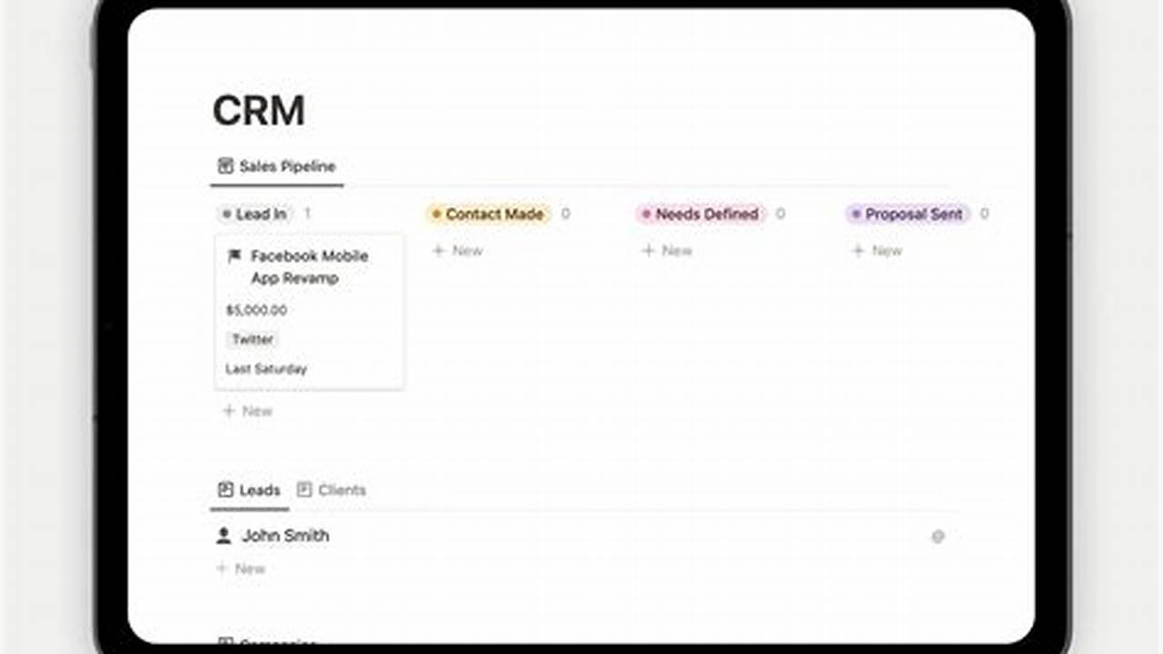 Revolutionize Your Customer Relationships with Notion CRM