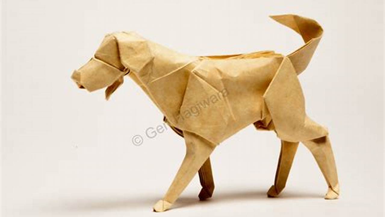 Origami Dog: Designing a Lifelike Canine Companion with Gen Hagiwara’s PDF Template