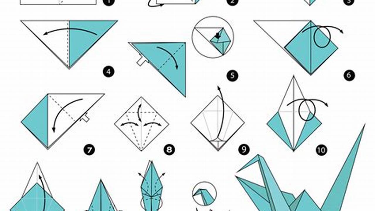 Origami Crane: A Printable Guide to Folding a Symbol of Peace and Hope