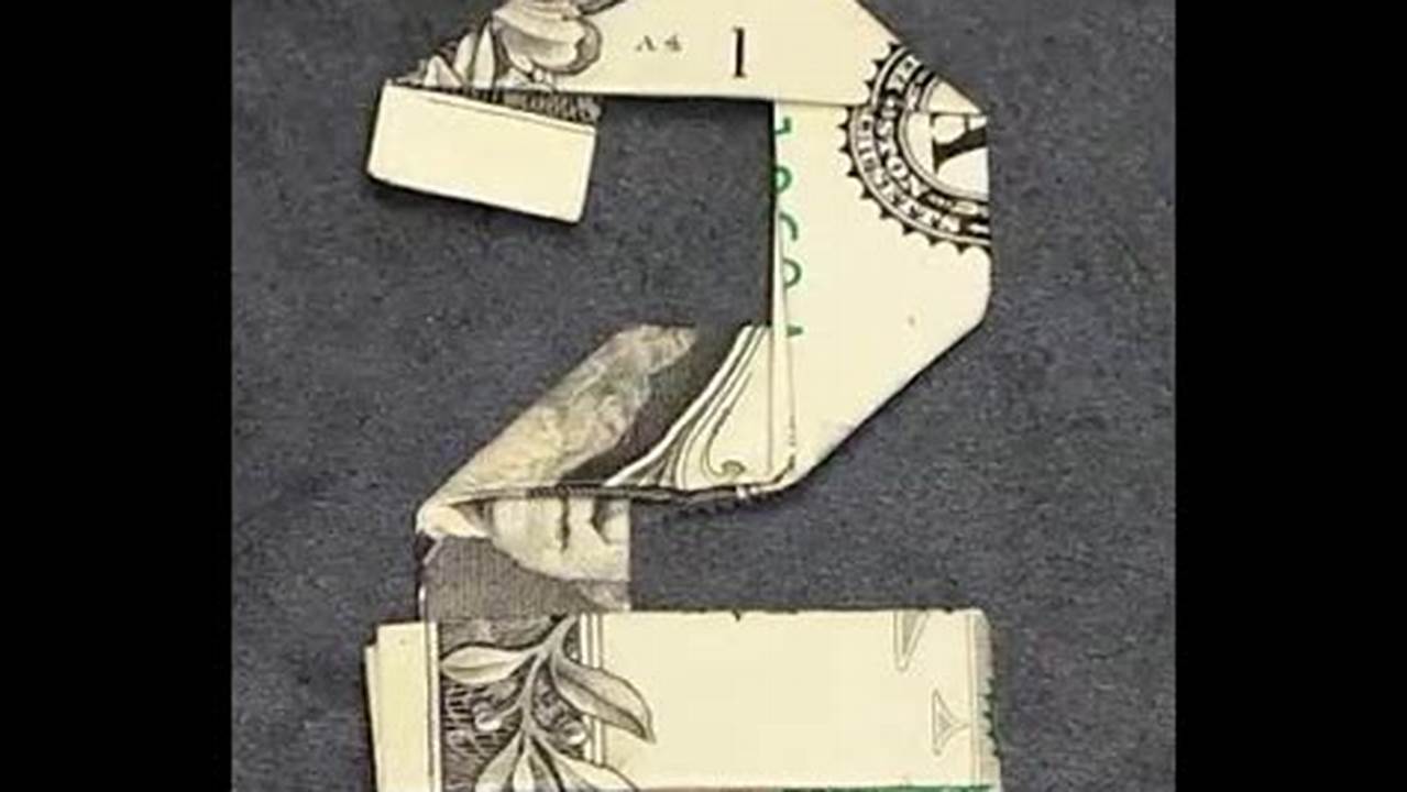Origami Numbers With Dollar Bills: A Fun and Creative Way to Make Money Art