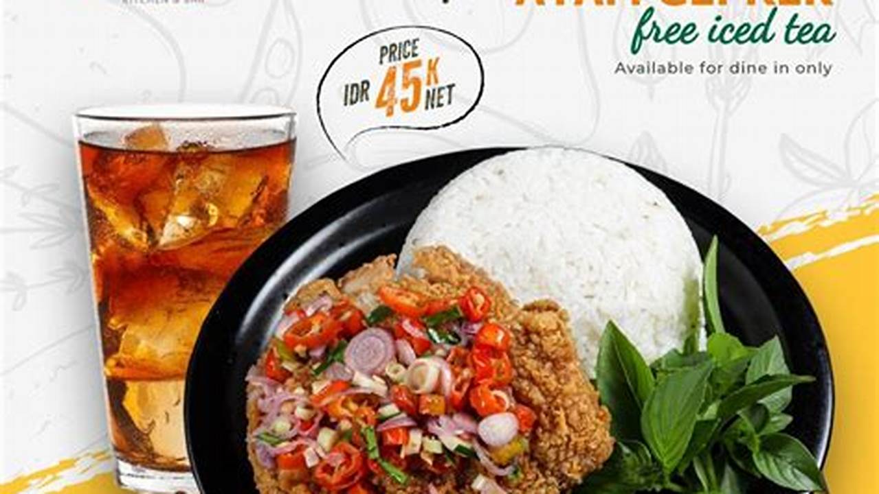 Rahasia Kuliner yang Menggoyang Lidah: Paket Ayam Geprek dan Es Teh