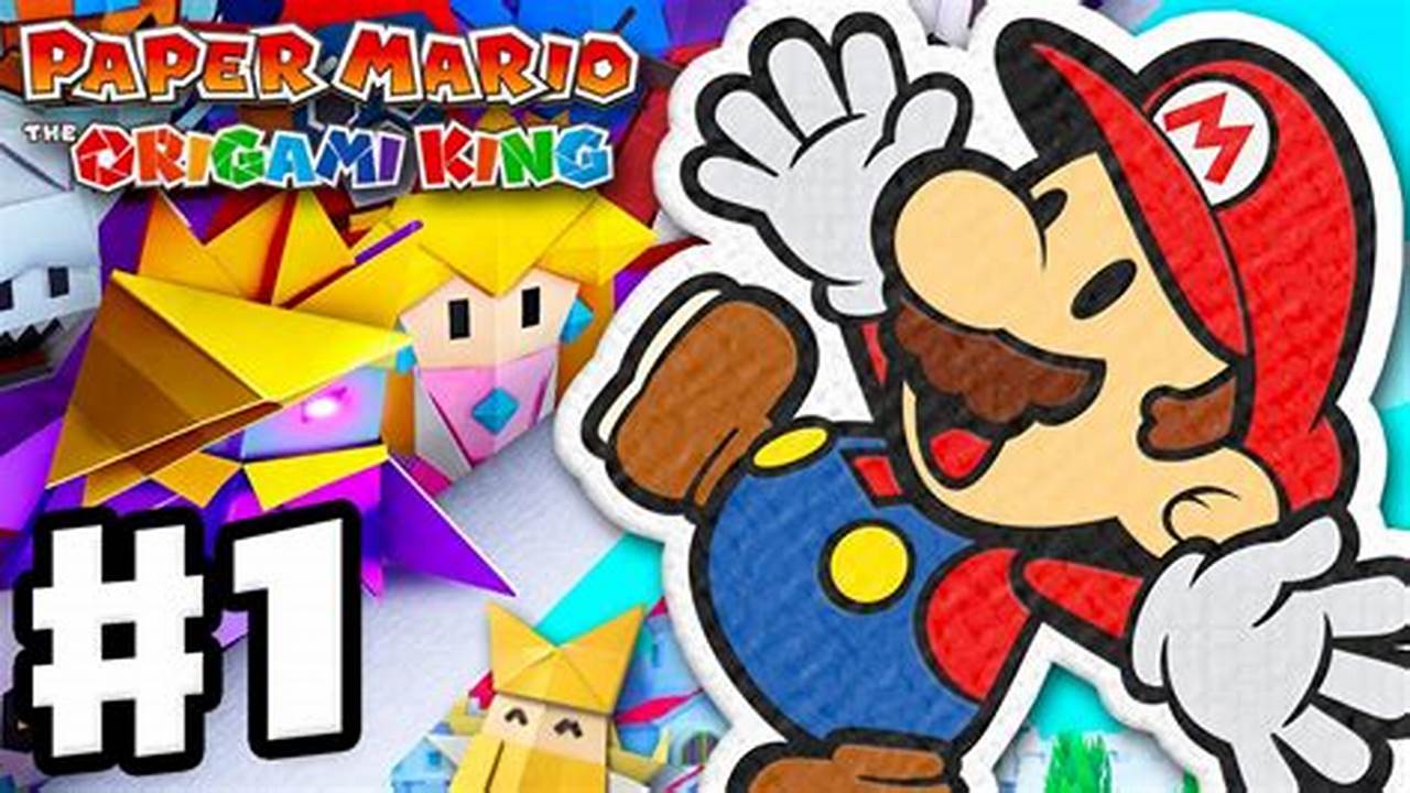 Paper Mario: The Origami King Walkthrough - Level 1