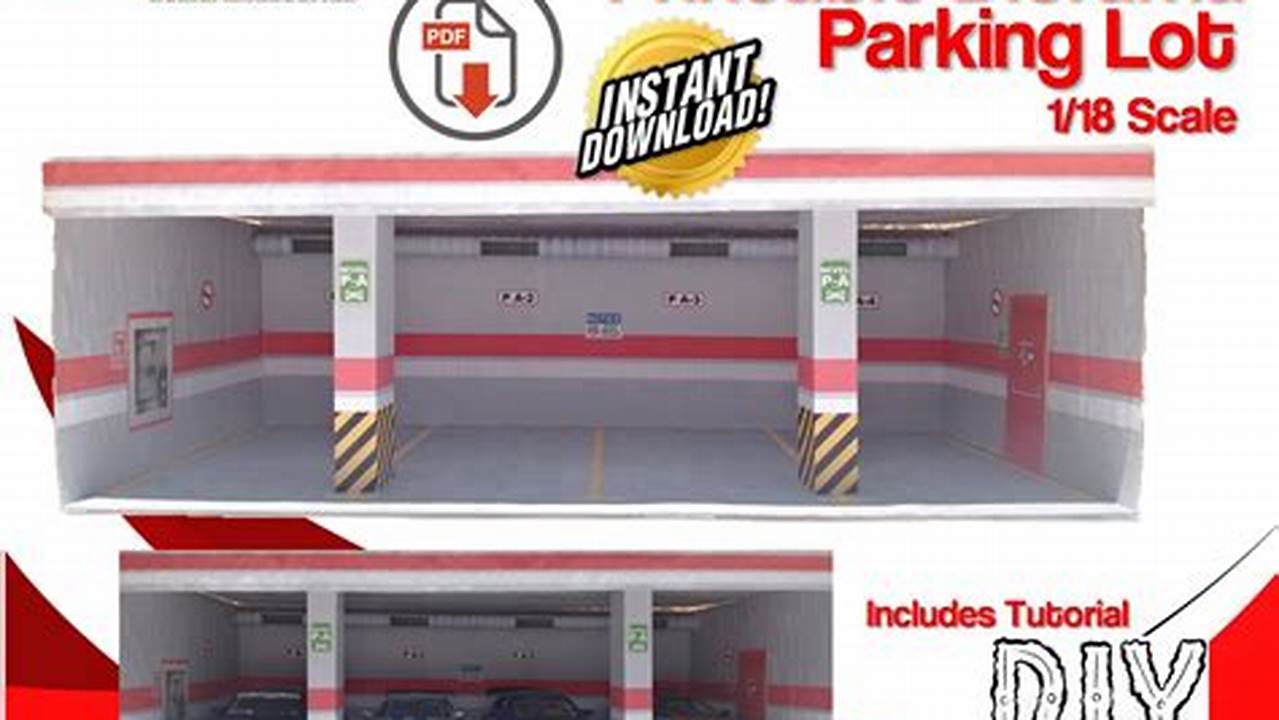How to Build a Realistic Parking Garage Diorama with Papercraft Templates for Educational Purposes