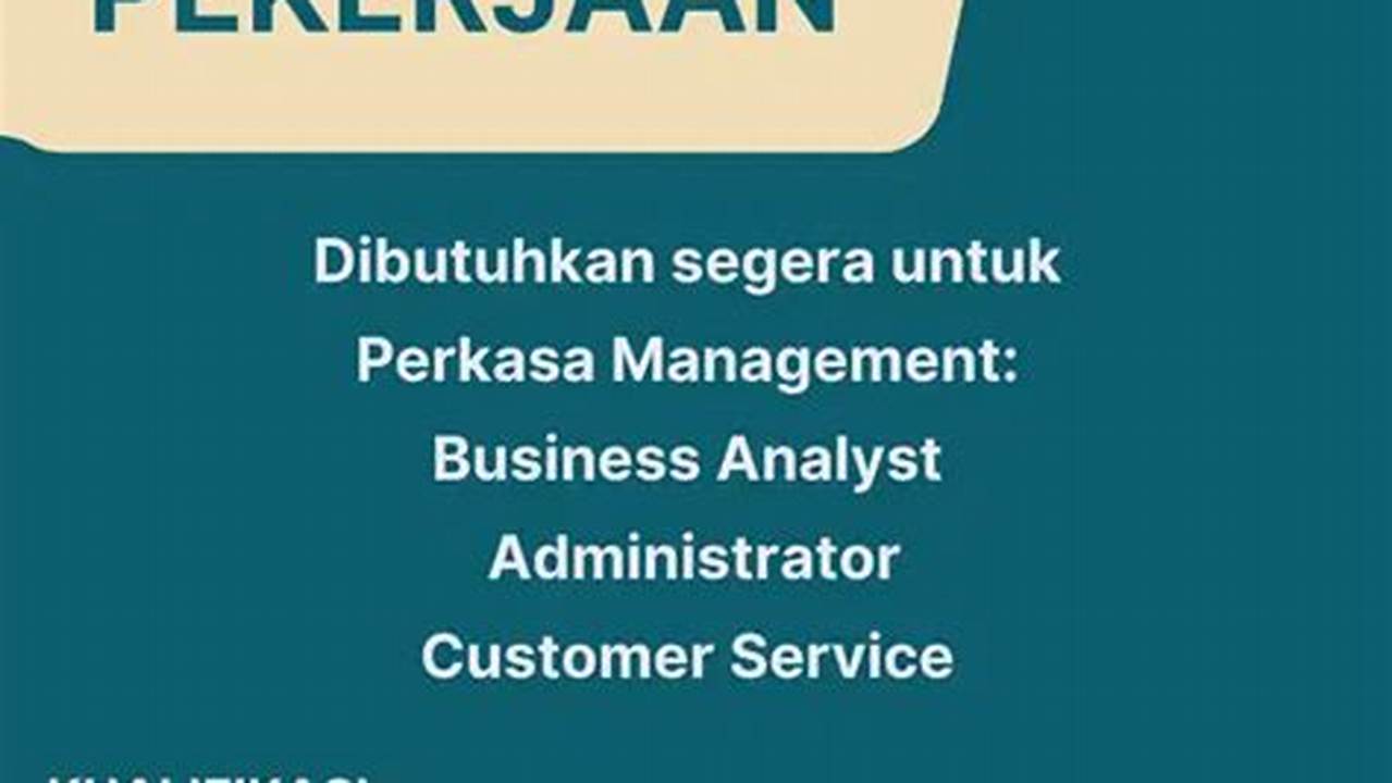 Temukan Rahasia Pekerjaan Business Analyst yang Menjanjikan