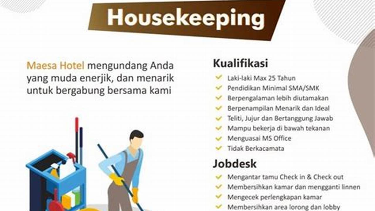 Rahasia Pekerjaan Housekeeping yang Menakjubkan