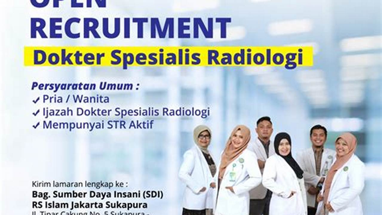 Raih Peluang Karier Gemilang Sebagai Spesialis Radiologi