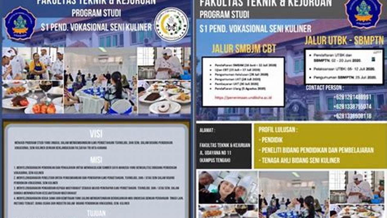 Peluang Emas: Pendidikan Vokasional Seni Kuliner