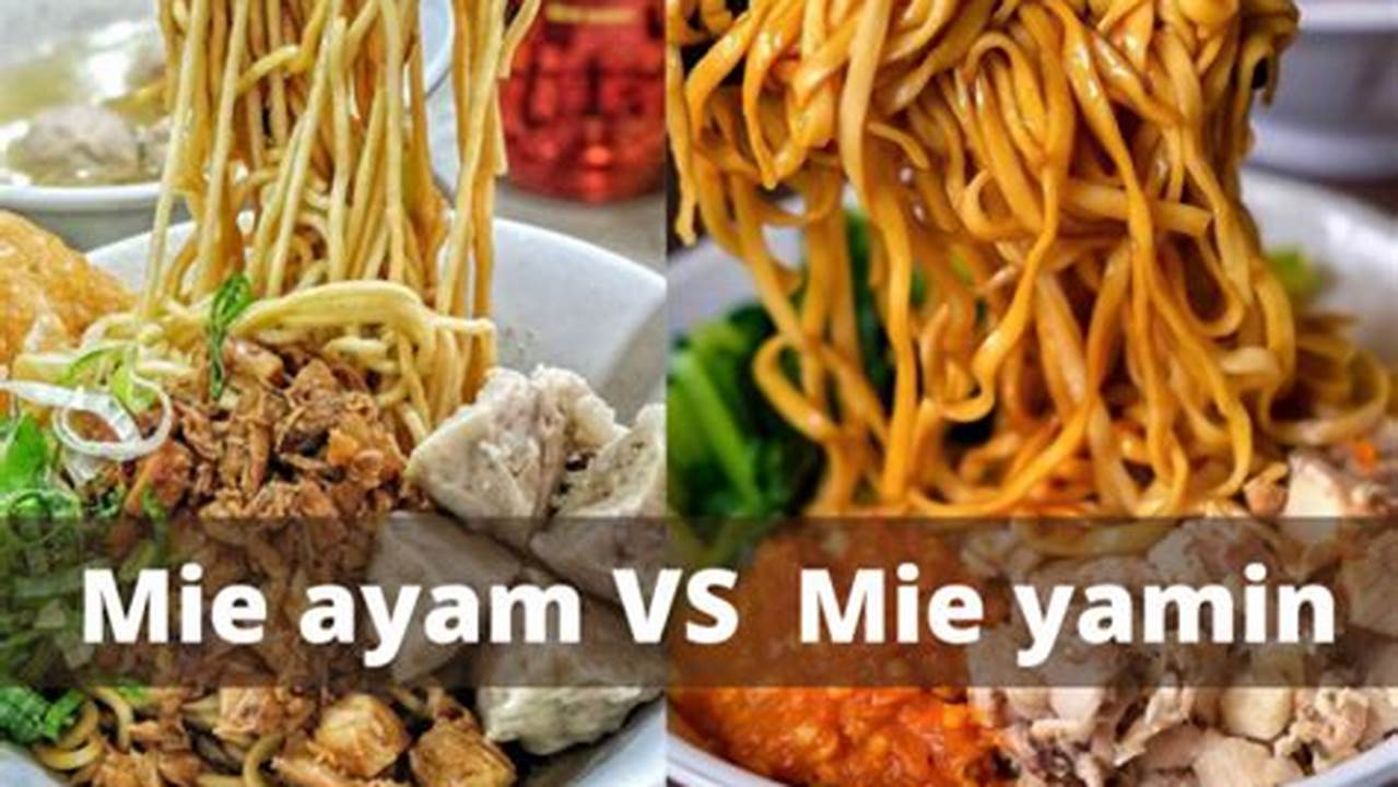 Temukan Rahasia Perbedaan Mie Yamin dan Mie Ayam yang Belum Terungkap!