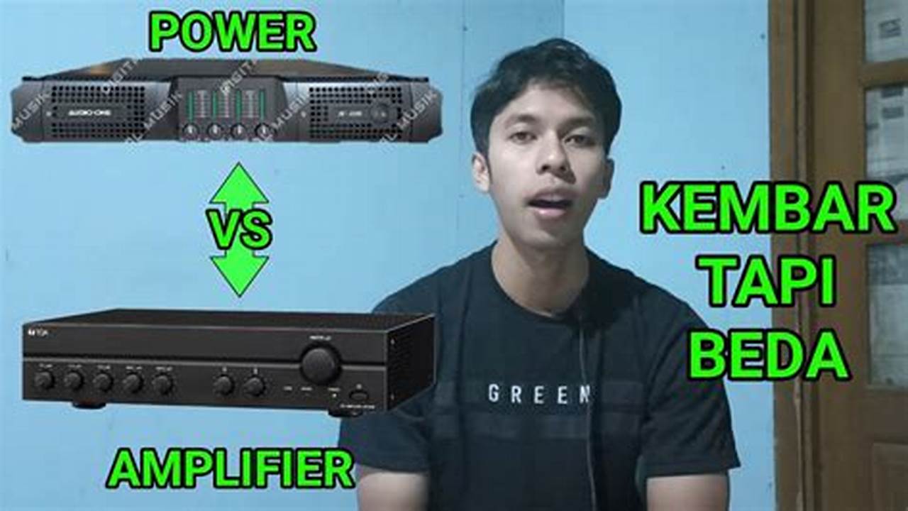 Perbedaan Power Amplifier dan Monoblok: Panduan Lengkap untuk Sistem Audio Anda