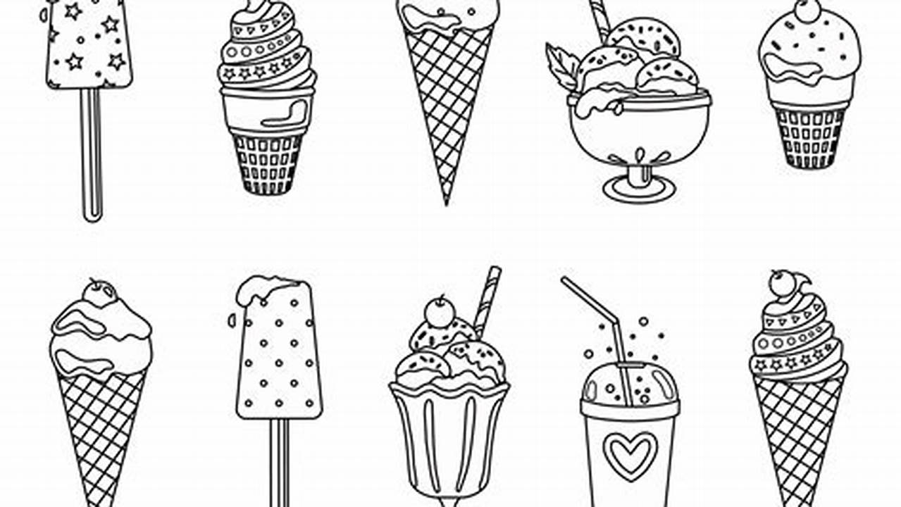 Uncover the Art of "Picture of Ice Cream Black and White": Discoveries and Insights