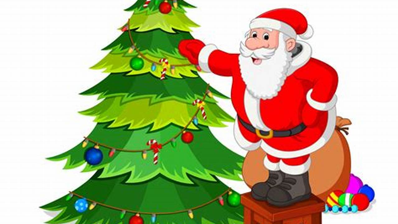Unveiling the Magic: Santa and Christmas Trees in Free SVG Cut Files