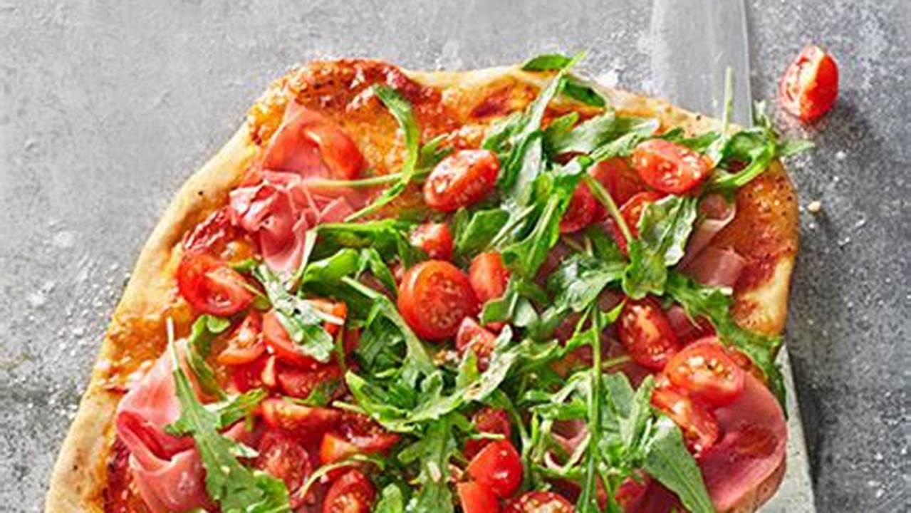 Pizza mit Rucola und Parmaschinken: Genuss für Körper und Seele