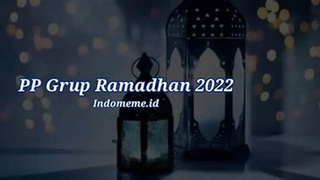 Temukan Rahasia Ramadhan PP Grup 2022, Menginspirasi Amal dan Kepedulian!