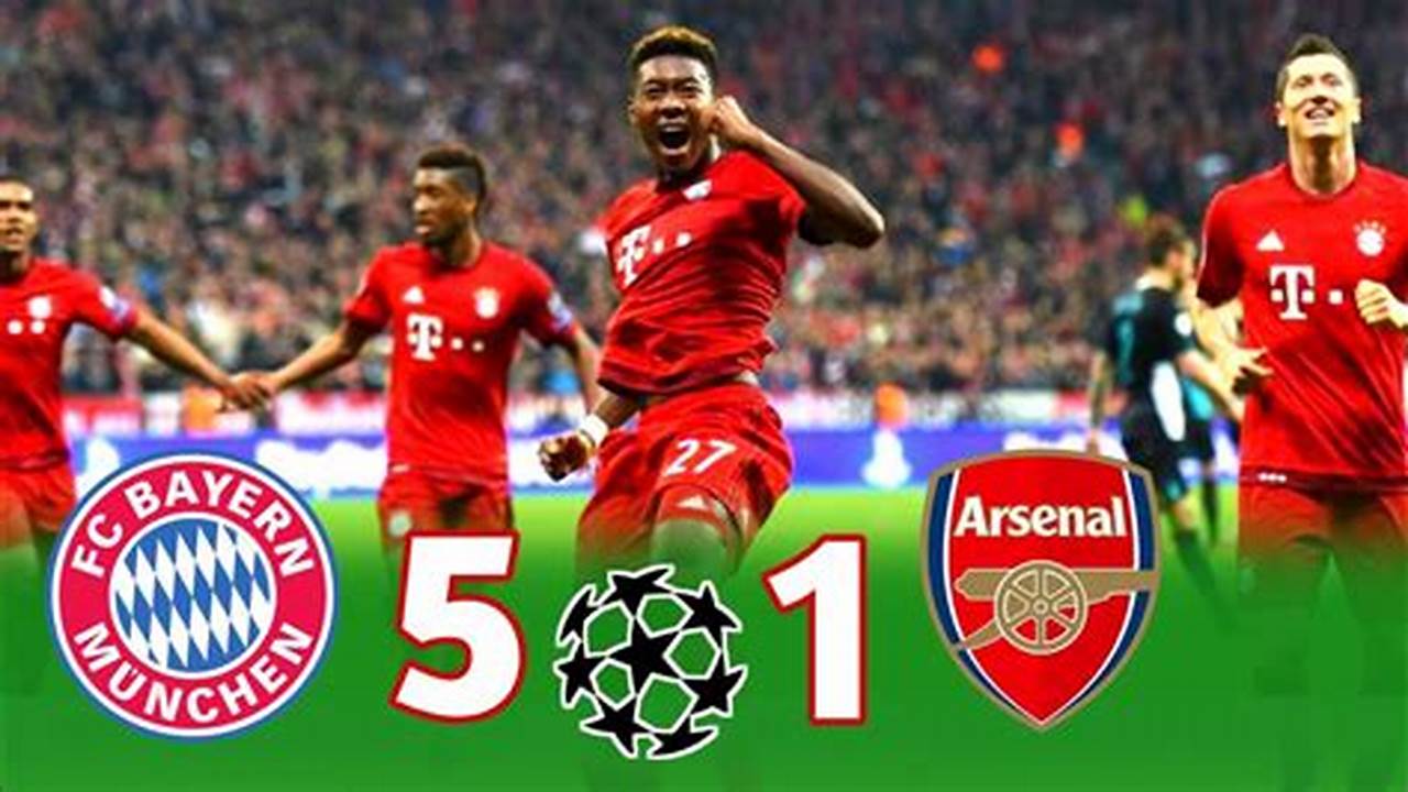 Prediksi Bola Jitu: Arsenal vs Bayern Munich, Liga Champions 2024