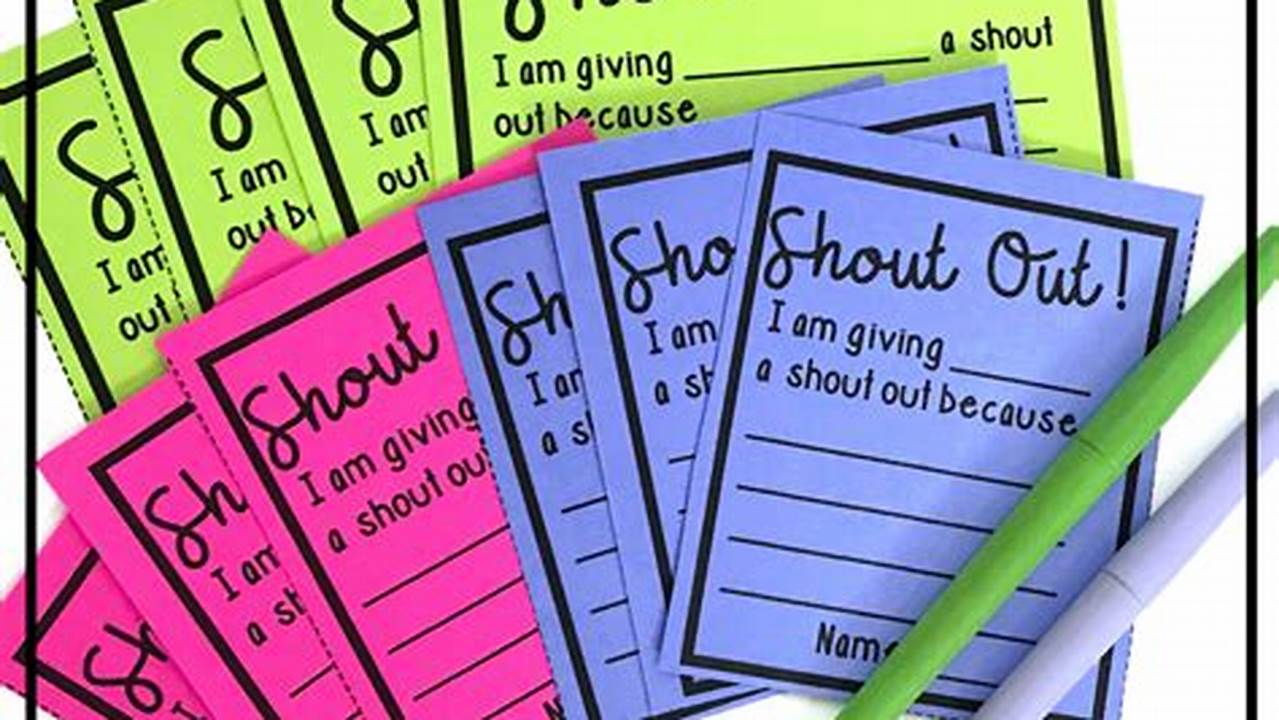 How to Use Printable Employee Shout Out Cards to Enhance Workplace Culture
