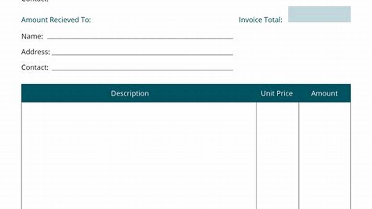 Publisher Invoice Template Editable: A Guide for Efficient Billing