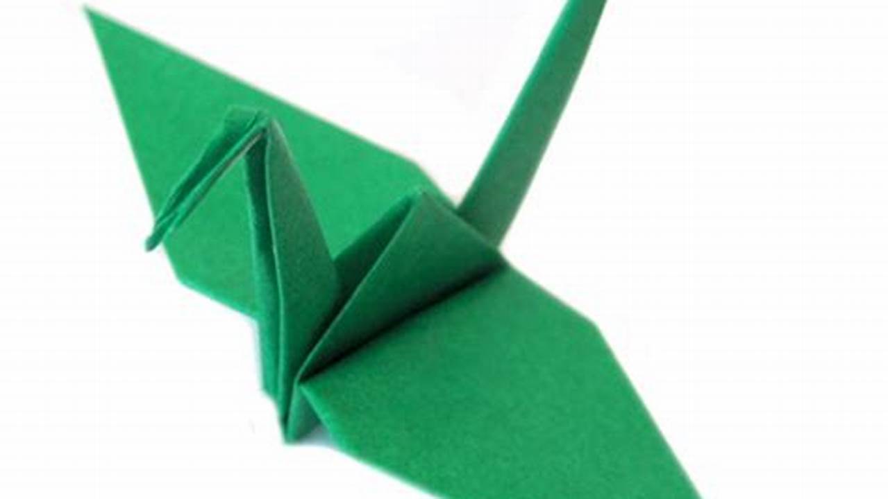 Origami Crane: A Symbol of Hope &amp; Resilience