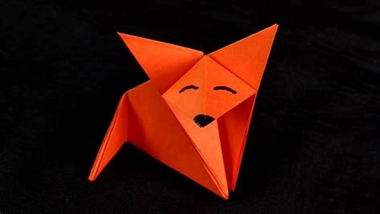 Quick and Easy Origami Fox
