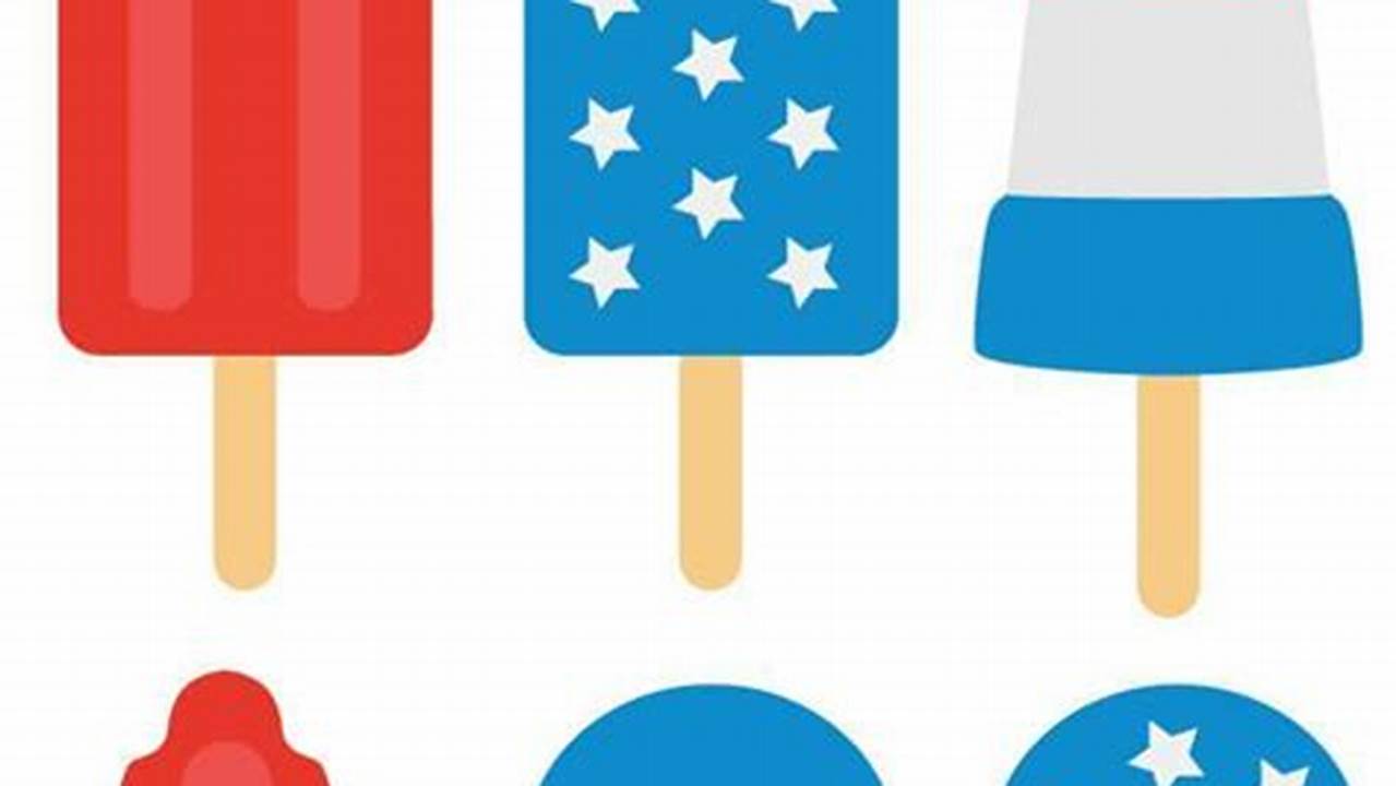 Discover the Ultimate Guide to "Red, White, and Blue Popsicle Clip Art" for Free SVG Cut Files