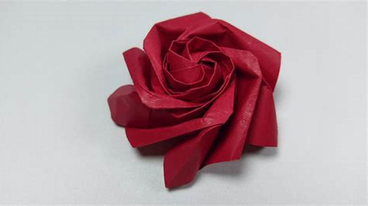 Reddit Origami Rose: A Step-by-Step Guide to Create a Beautiful Flower