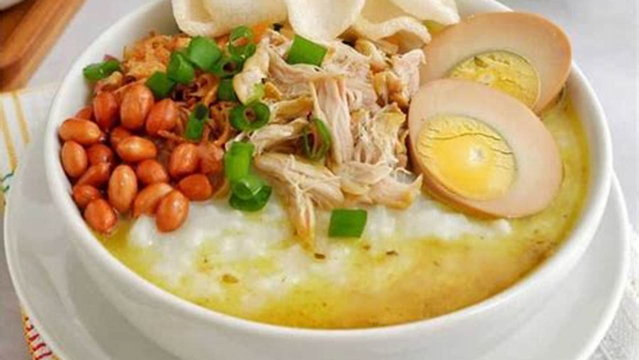 Resep Bubur Ayam 10 Porsi: Rahasia Kelezatan dan Kepuasan!