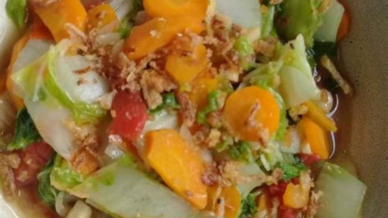 Resep Sayur Slobor: Rahasia Cita Rasa Gurih Sedap, Wajib Coba!