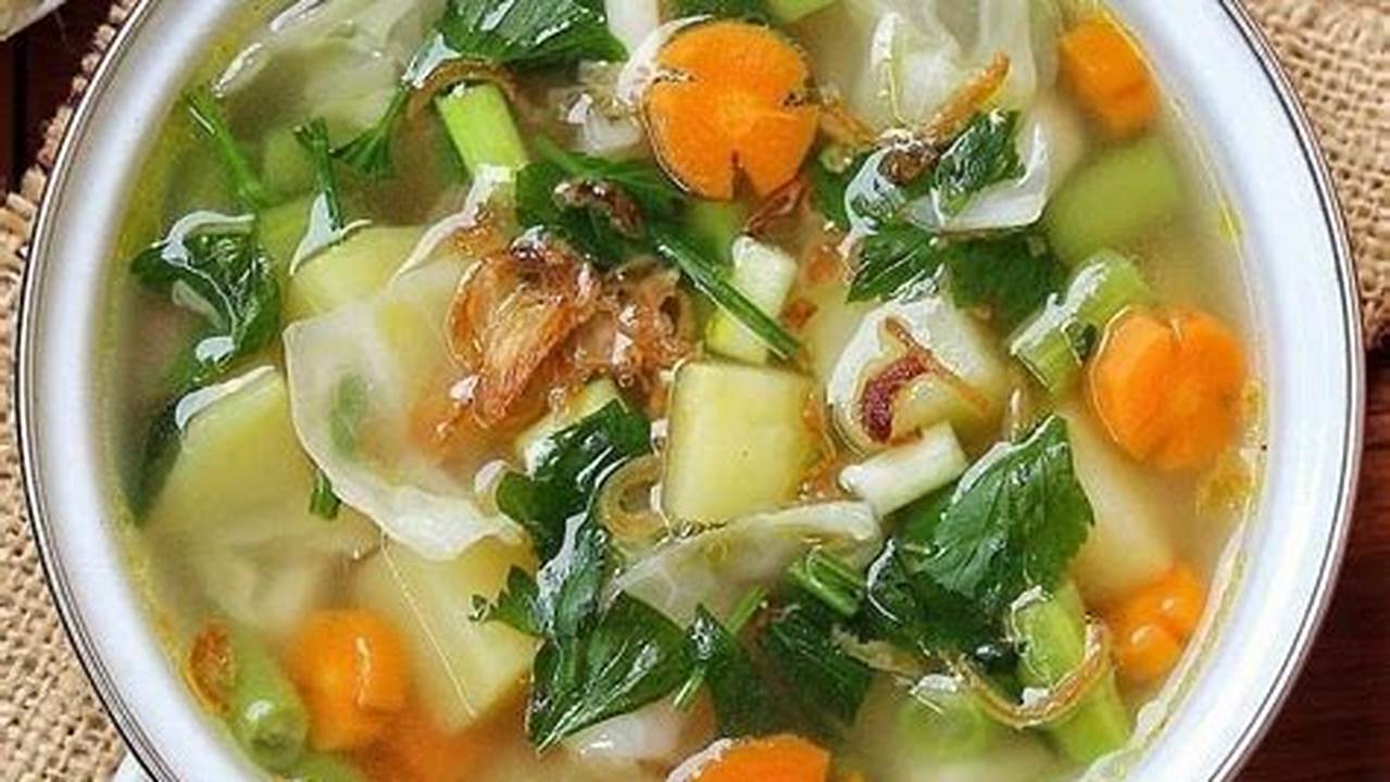 Resep Sayur Sop untuk 50 Porsi: Rahasia Kelezatan yang Menakjubkan