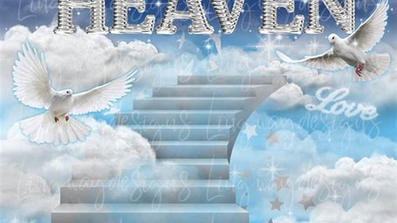 Unveiling the Symbolism and Meaning of "Rest in Peace Heaven Background with Dove"