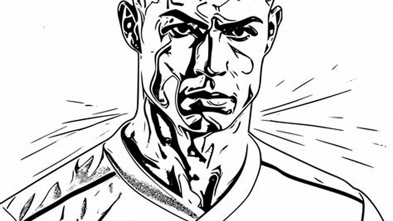 Ronaldo Coloring Page