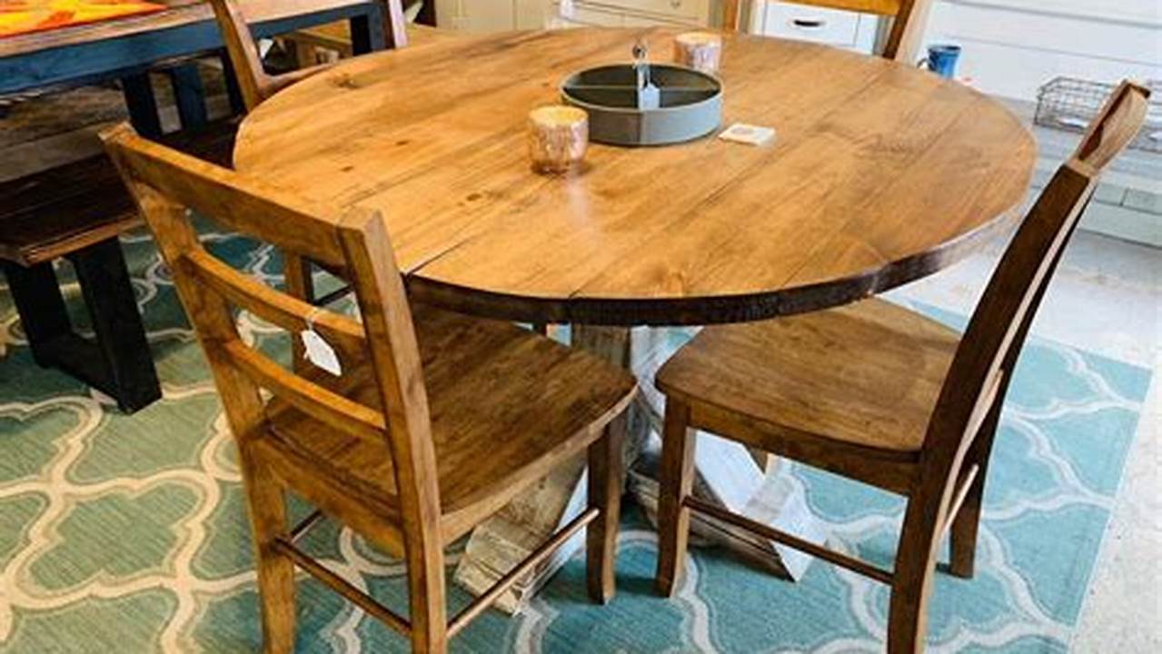 Rustic Kitchen Table and Chairs: A Touch of Farmhouse Charm for Your Home
