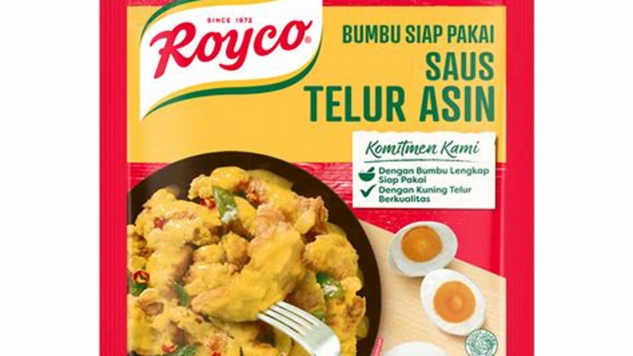 Rahasia Masakan Lezat: Royco Ayam Saus Telur Asin, Dijamin Ketagihan!